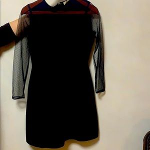 Maison Jules Womens Illusion Shift Dress